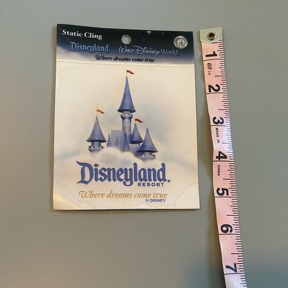 Vintage Disneyland Resort Where Dreams Come True Window Static Cling Decal - Picture 3 of 3